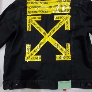 Off-White | Jackets & Coats | Off White Denim Jacket | Poshmark